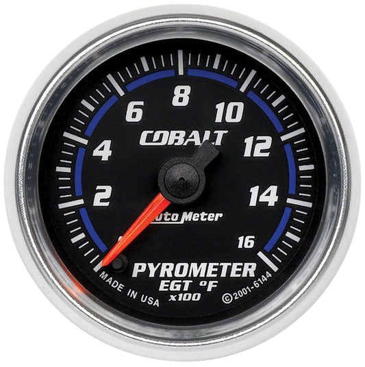 Cobalt Series Pyrometer Gauge
2-1/16", Full Sweep Electric, 0-1600°F