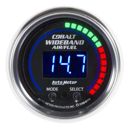 Cobalt Series Air / Fuel Ratio Gauge
2-1/16", Digital, Wideband