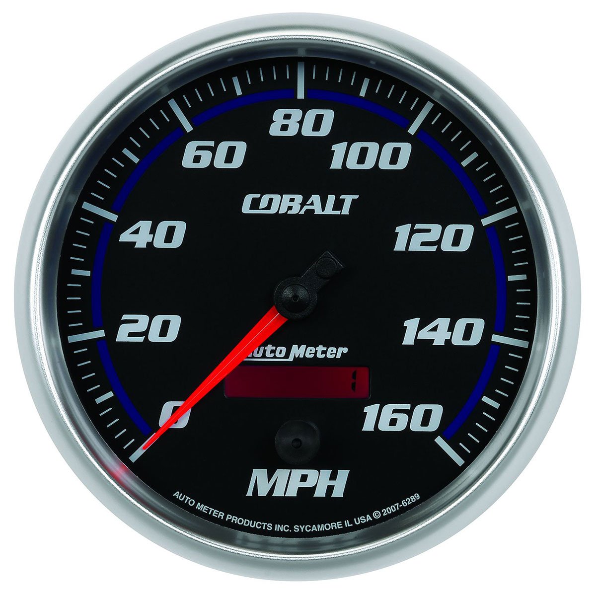 Cobalt Series Speedometer  5", In-Dash, Programmable, 0-160 mph