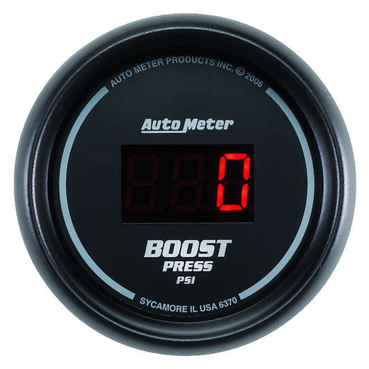 Sport-Comp Digital Series Boost Gauge
Digital, In-dash, 2-1/16", 5 - 60 psi