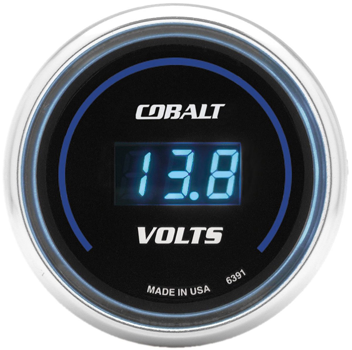 Cobalt Series Voltmeter Gauge
2-1/16", Digital, 8-18 Volts