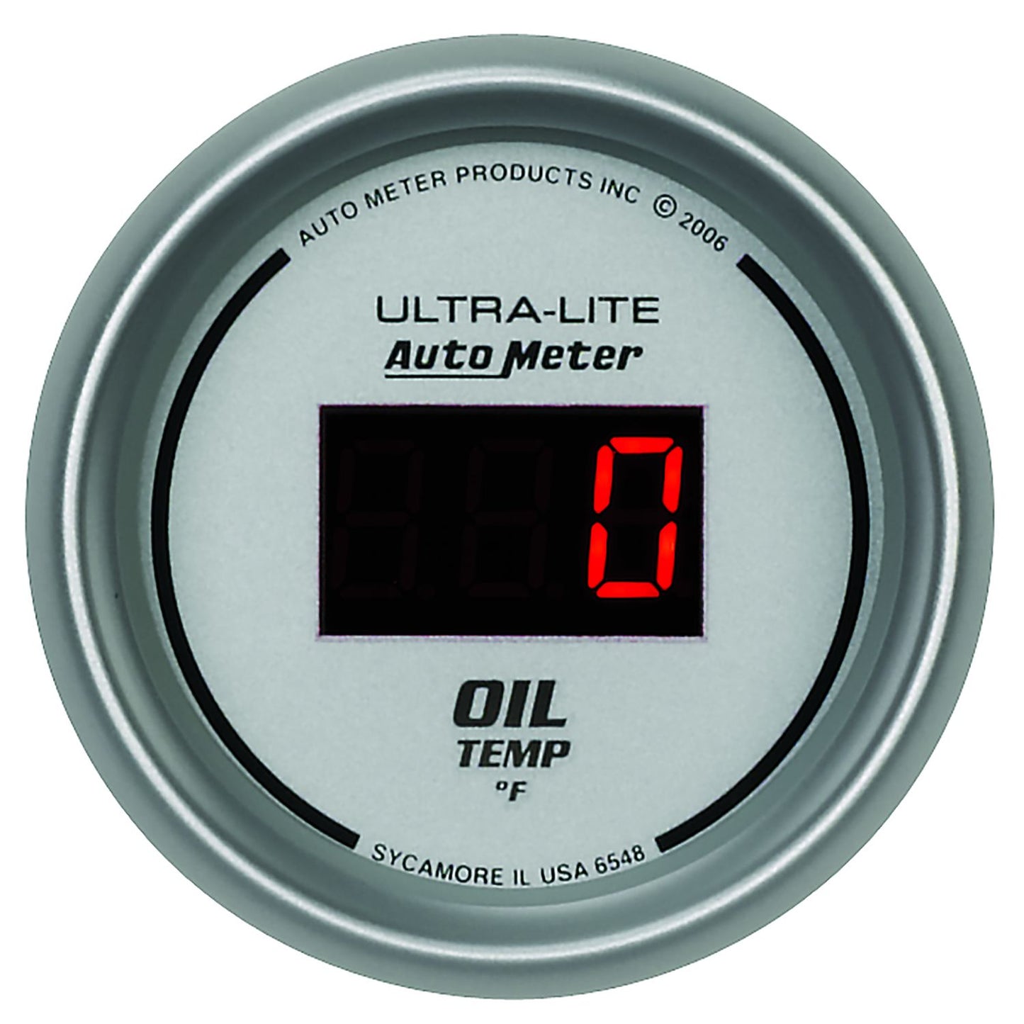 Ultra-Lite Digital Series Oil Temperature Gauge  Digital, In-dash, 2-1/16", 0-340°F