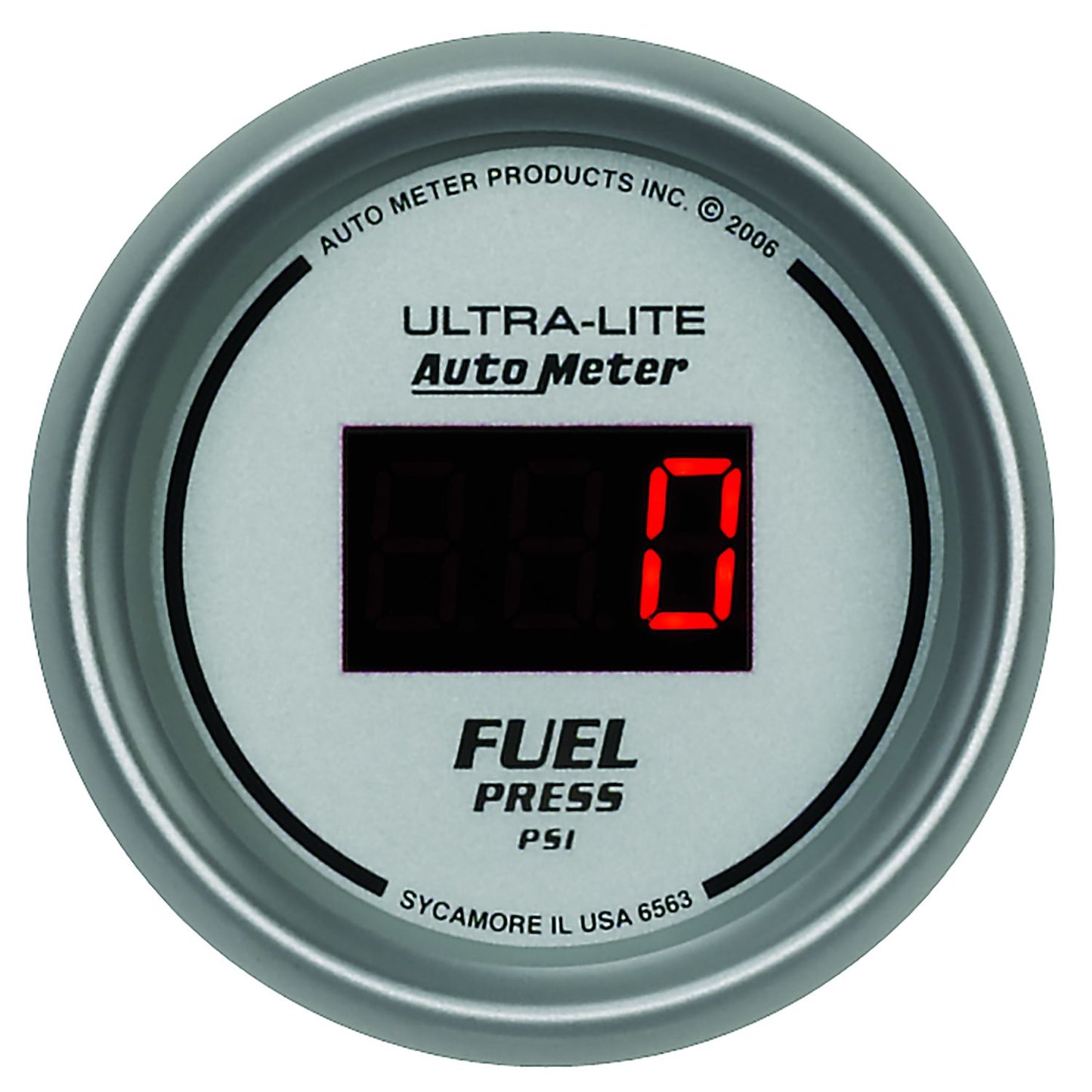 Ultra-Lite Digital Series Fuel Pressure Gauge  Digital, In-dash, 2-1/16", 0-100 psi