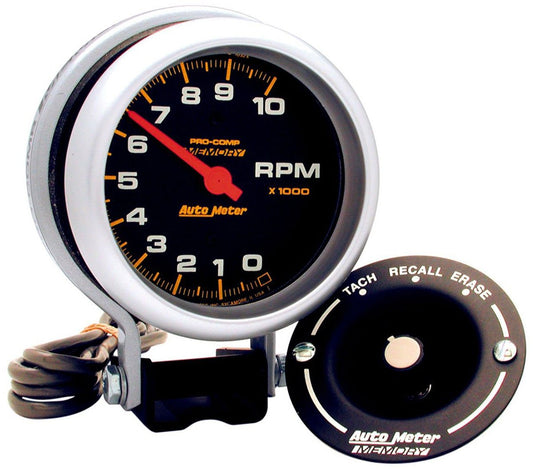 Pro-Comp Series Tachometer
3-3/4", Pedestal Mount, Memory, 0-10,000 rpm