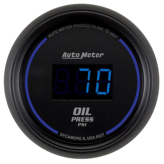 Cobalt Digital Series Oil Pressure Gauge  Digital, In-dash, 2-1/16", 0-100 psi