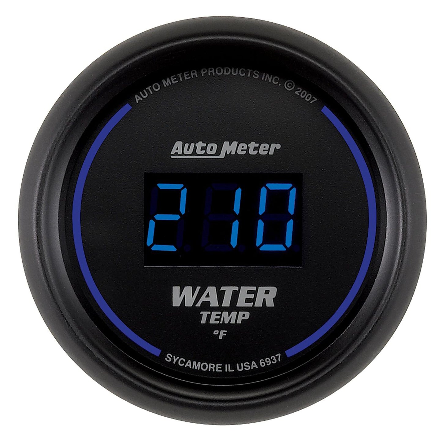 Cobalt Digital Series Water Temperature Gauge Digital, In-dash, 2-1/16", 0-300°F