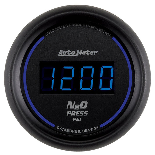 Cobalt Digital Series Nitrous Pressure Gauge
Digital, In-dash, 2-1/16", 0 - 1600 psi