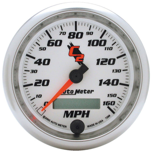 C2 Series Speedometer
3-3/8", In-Dash, Programmable, 0-160 mph