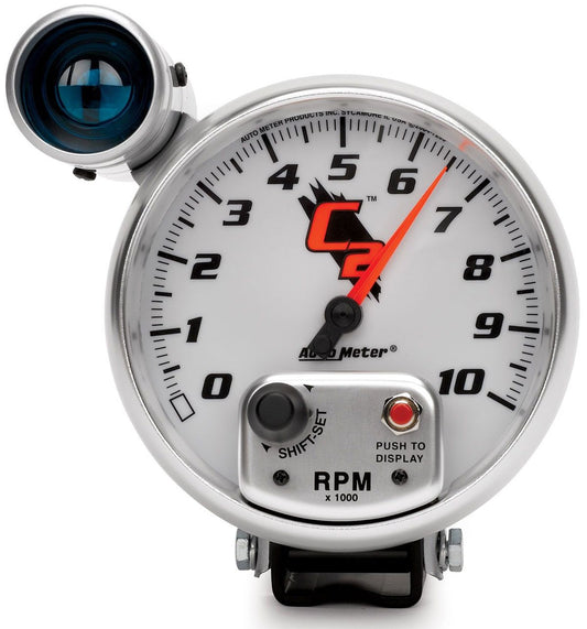 C2 Series Shift-Lite Tachometer
5", Pedestal Mount, External incandescent Shift-Lite w/Blue lens, 0-10,000 rpm