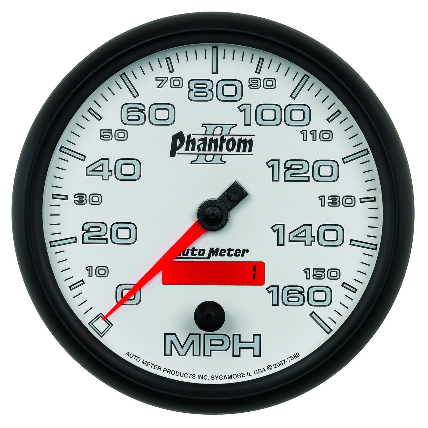 Phantom II Series Speedometer
5", In-Dash, Programmable, 0-160 mph