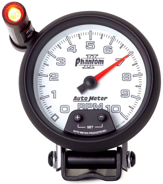 Phantom II Series Mini-Monster Tachometer 3-3/4", Pedestal Mount, 0-10,000 rpm