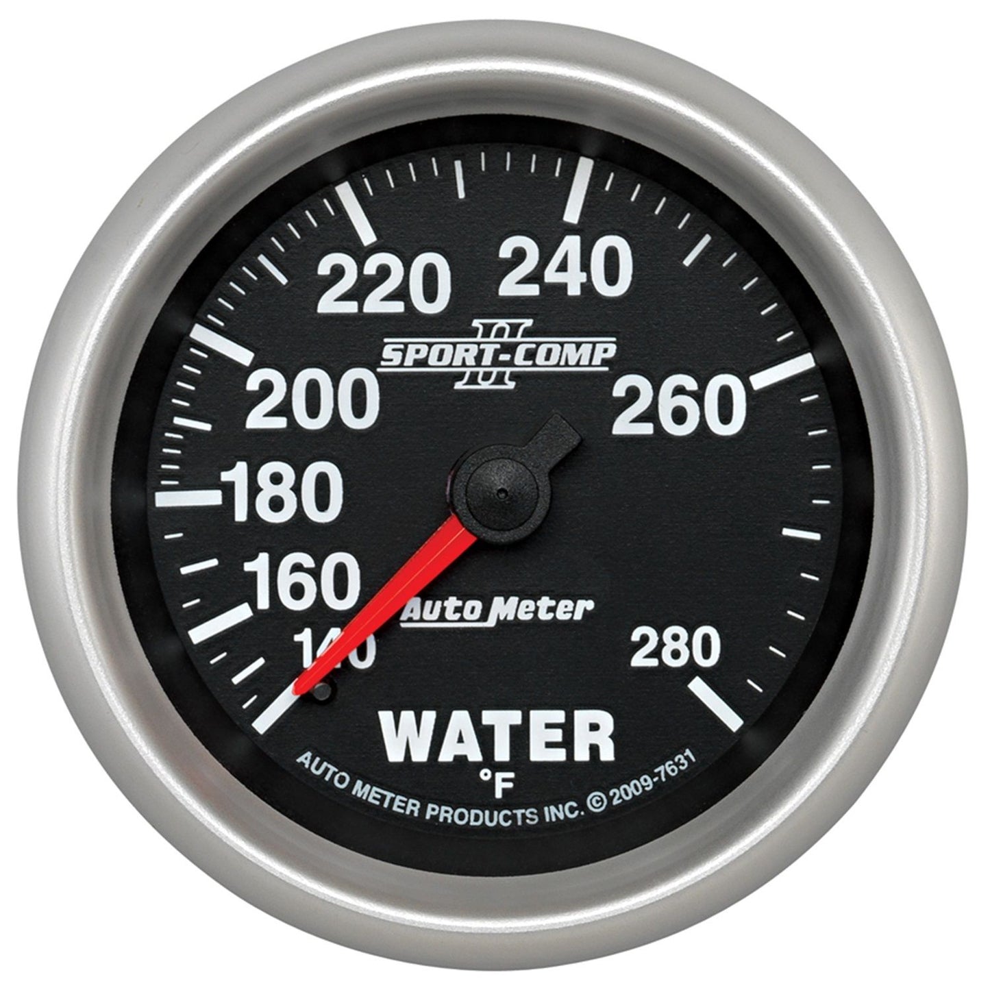 Sport-Comp II Water Temperature Gauge  2-5/8", Full Sweep Mechanical, 140-280°F