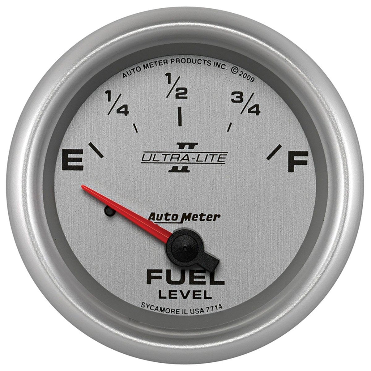 Ultra-Lite II Series Fuel Level Gauge
2-5/8", Short Sweep Electric, GM, 0 ohms Empty/90 ohms Full