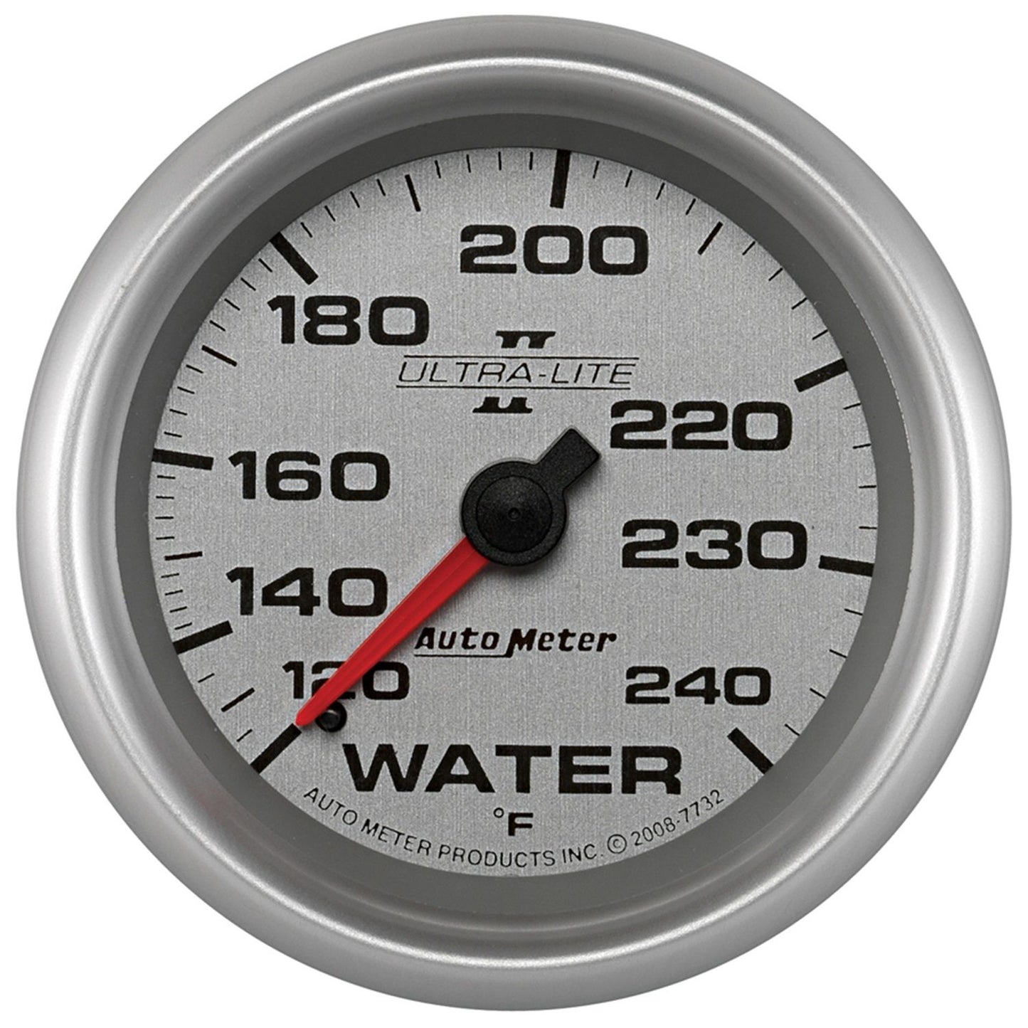 Ultra-Lite II Series Water Temperature Gauge  2-5/8", Full Sweep Mechanical, 120-240°F