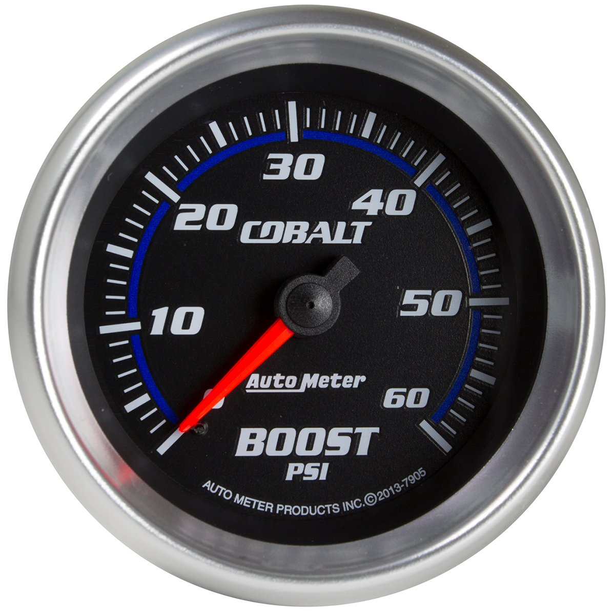 Cobalt Series 2-5/8" Mechanical Boost Gauge
0-60 psi