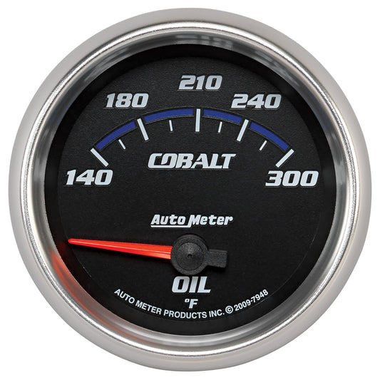 Cobalt Series Oil Temperature Gauge
2-5/8", Short Sweep Electric, 140-300°F