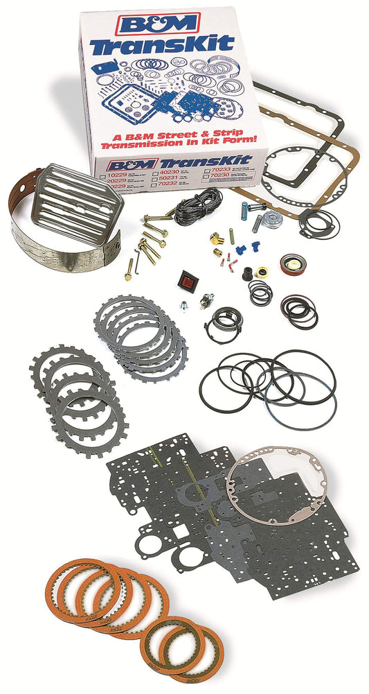 Transkit
TorqueFlite 70-'79 TF A-727w/non lock-up converter, Auto Trans Rebuild Kit