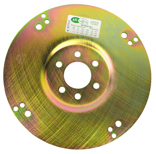 Flexplate - SFI Approved
Chrysler with TF A-727, Internally balanced, 6 bolt crank, no ring gear