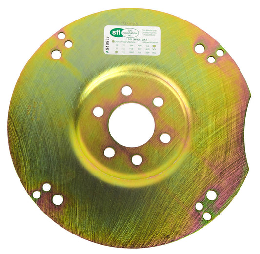 Flexplate - SFI Approved
Chrysler with TF 727, External balanced, 8 bolt crank With 340, no ring gear