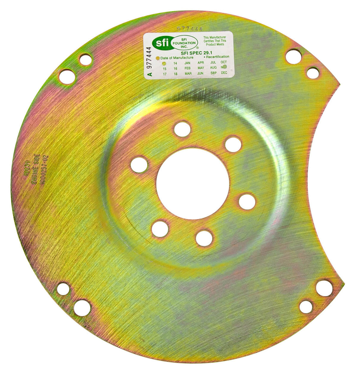 Flexplate - SFI Approved
Chrysler 360 with TF A-904, Externally balanced, no ring gear