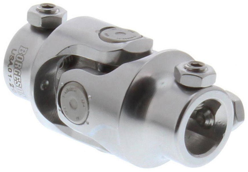 Borgeson Polished Stainless Steel Single Needle Bearing Universal Joint
3/4"DD x 3/4"DD - Spline x Spline