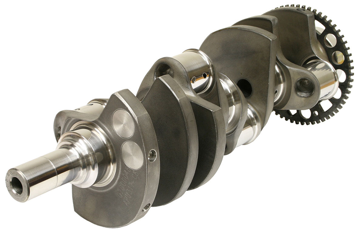 Compstar Chev LS Series Forged 4340 Crankshaft
4.00"stroke, Billet 58 tooth Reluctor wheel, 2.100" pin, 2.559" mains, 8 Counterweight