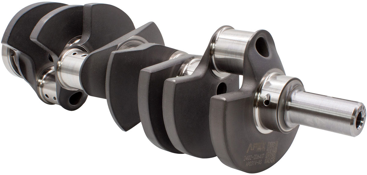 Apex 8 Counterweight Forged Crankshaft, 4.00" Stroke, 58 Tooth OEM Reluctor
Suit GM LS Series