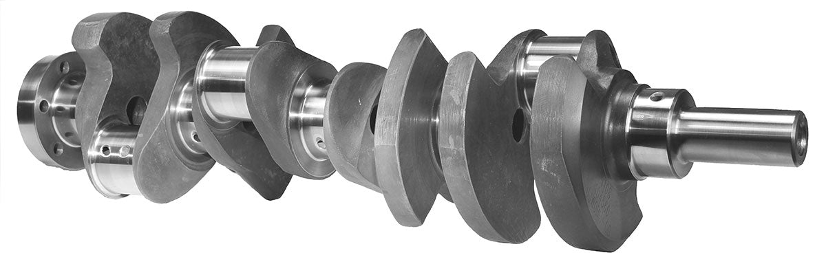 Callies Compstar Forged 4340 Crankshaft
Ford 302W to 347, 3.400" stroke, 302W mains, 2.123" pins, External balance