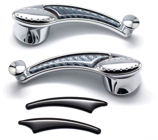 Chrome Billet Window Crank Handles
With Square Shaft, Drilled I-Beam & 3 Inserts