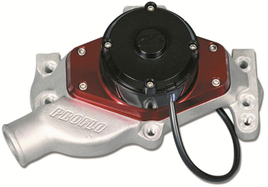 Cast Proflo Maximum Electric Water Pump - 55 GPM
Small Block Chevy - Red Anodised Face