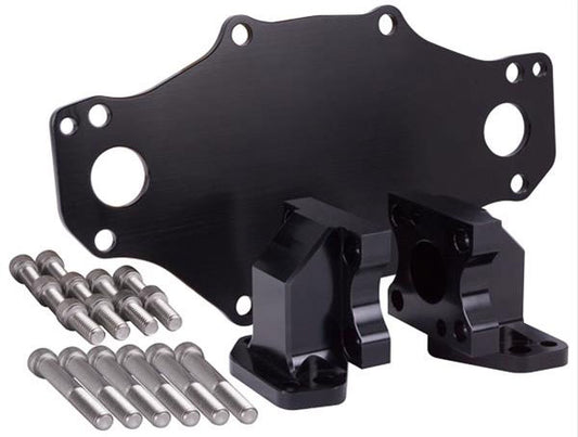 Electric Water Pump Mounting Kit  Black Anodized Suit Holden 253-308 WIth CVR Pump