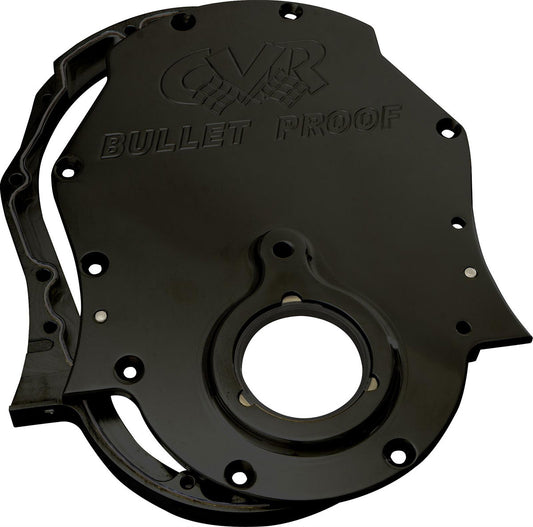 2 Piece Billet Timing Cover - Black Suit Big Block Chevy