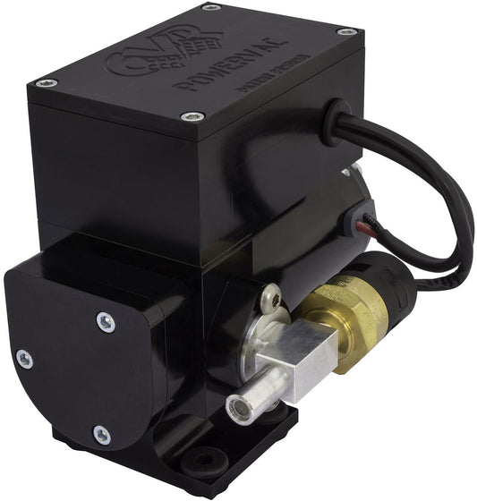 Vane Style 12v Brake Vacuum Pump  Billet Black