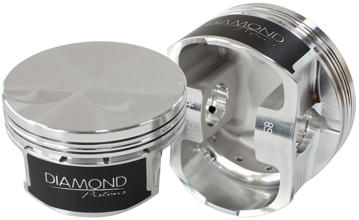 LS2 Flat Top Forged Pistons With Rings
4.005" bore, 3.622" stroke, 6.125" rod length, -2cc dome volume