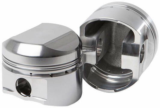 572 Hemi Dome Top Forged Pistons With Rings
4.500" bore, 4.500" stroke, 7.100" rod length, +65cc dome volume