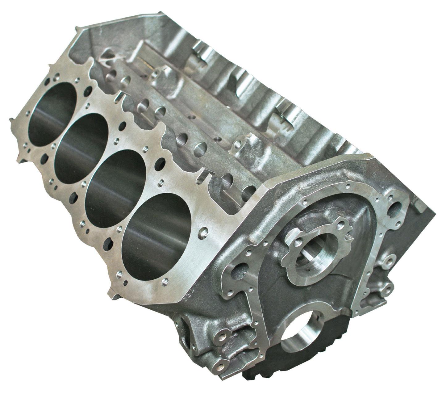 Dart Big M2 Cast Iron BB Chev Engine Block with 4-Bolt Steel Cap
4.250" Bore, 9.8" Deck, STD Mains