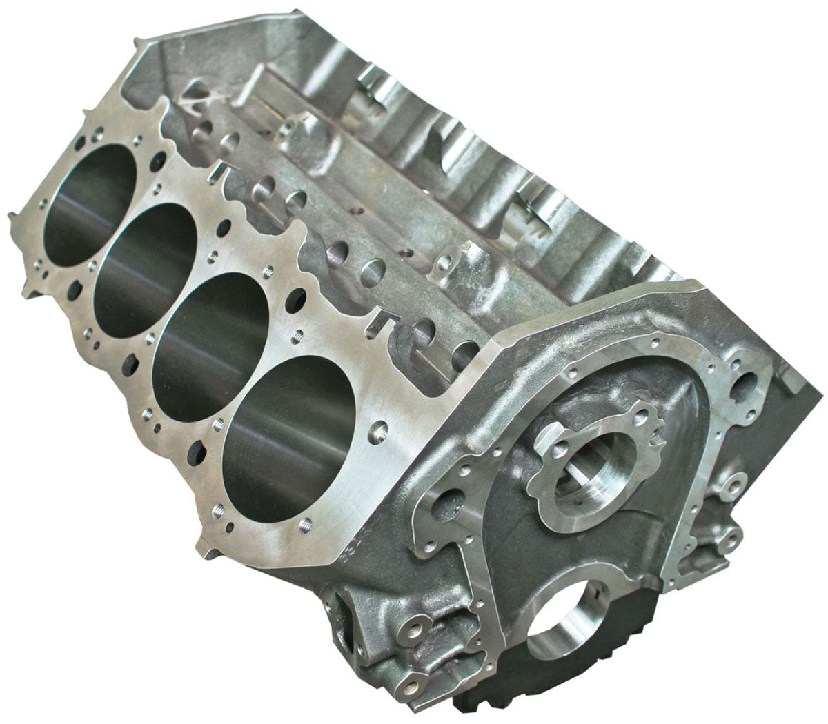 Dart Big M2 Cast Iron BB Chev Engine Block with 4-Bolt Steel Cap
4.600" Bore, 10.2" Deck, STD Mains