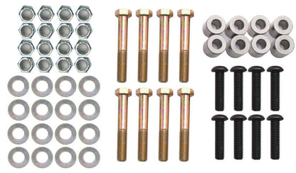 Mopar 8 3/4" (A, B, E Body) Rear High Performance Disc Brake Conversion Kit w/ Black Powder Coated Calipers