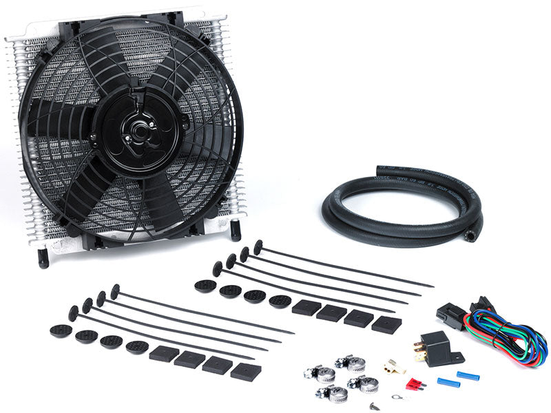 Hydra-Cool Heavy Duty Transmission Cooler
With 10" Thermo Fan & 3/8" Push-On Hose, 280mm (W) x 300mm (L) x 69mm (Thick With Fan)