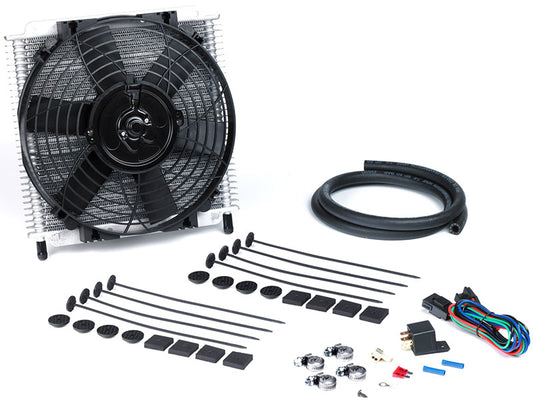 Hydra-Cool Transmission Cooler
With 8" Thermo Fan & 3/8" Push-On Hose, 213mm (W) x 281mm (L) x 69mm (Thick With Fan)