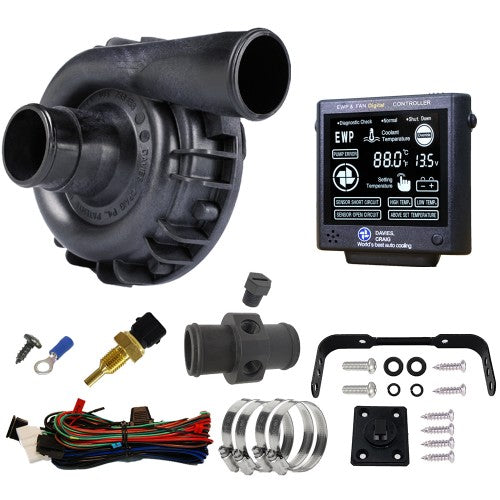 EWP & LCD Controller Kit
Nylon Electric Water Pump - 115 Litres/Min Suit Engines 6-8 Cyl Over 400 HP & Heavy Duty 4WD's