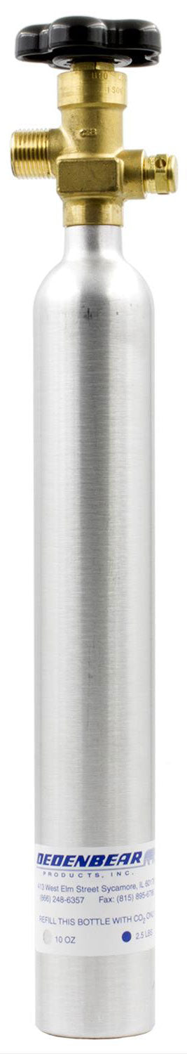 CO2 Bottle With Valve
10oz, 16.5" x 2"