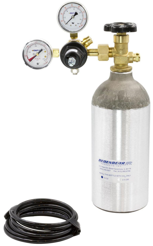 CO2 Bottle Kit
Kit Includes: 2.5 lb Bottle, Valve, Regulator & Tubing