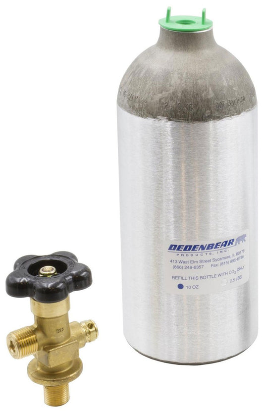 CO2 Bottle With Valve 2.5 lbs