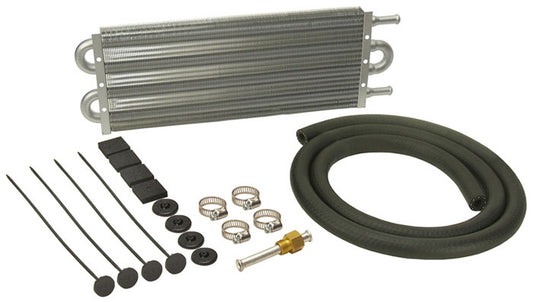 Derale Dyno-Cool 6000 Series Transmission Cooler Kit
11/32" Barb Inlets. 15-1/4" L x 5" H x 3/4" W