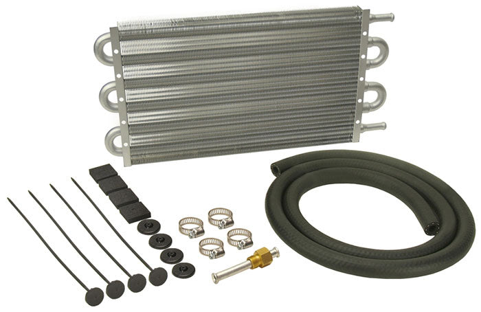 Derale Dyno-Cool 6000 Series Transmission Cooler Kit
11/32" Barb Inlets. 15-1/4" L x 7-1/2" H x 3/4" W