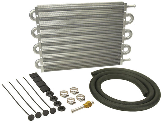 Derale Dyno-Cool 6000 Series Transmission Cooler Kit
11/32" Barb Inlets. 15-1/4" L x 10" H x 3/4" W