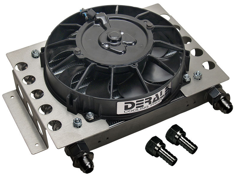 Derale Atomic-Cool Remote Mount Fluid Cooler Kit with Fan
12-3/4"W x 9-3/8"H x 4-5/16"D