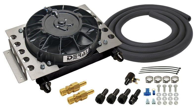 Derale Atomic-Cool Remote Mount Transmission Cooler Kit with Fan
12-3/4"W x 9-3/8"H x 4-5/16"D