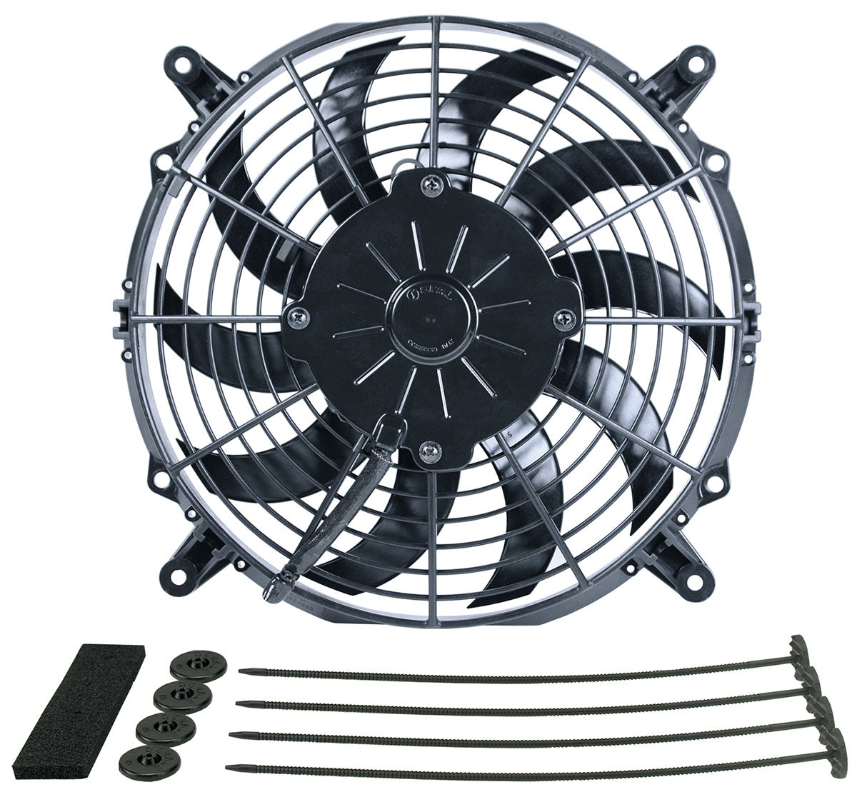 10" High Output Electric Thermo Fan
820 cfm - Puller Type With Curved Blades